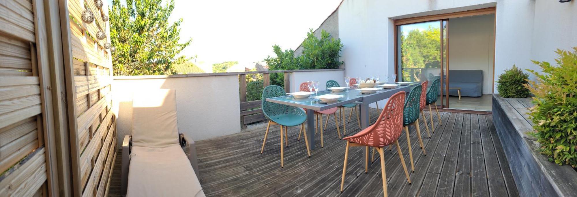 Les Maisons Bareyre - Grandes Maisons Avec Terrasse Saint-Sandoux Luaran gambar