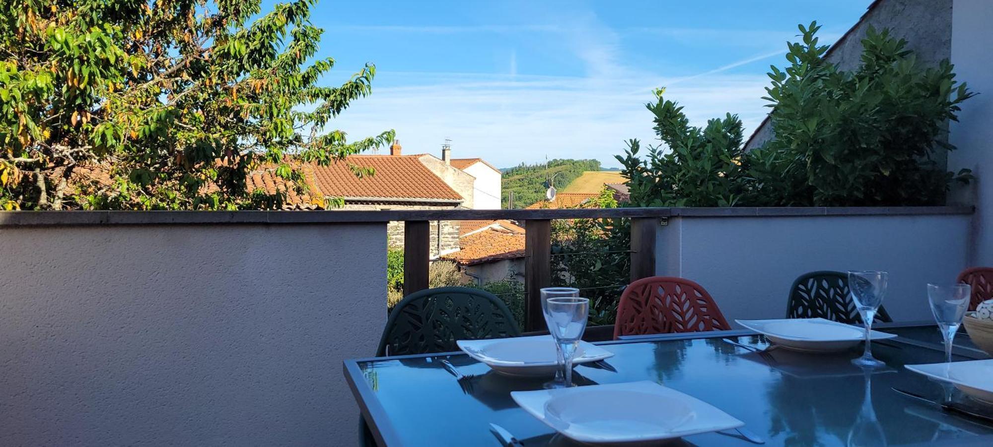 Les Maisons Bareyre - Grandes Maisons Avec Terrasse Saint-Sandoux Luaran gambar