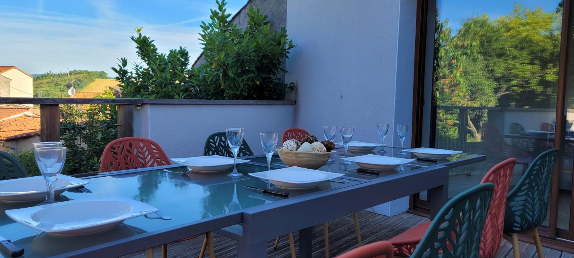 Les Maisons Bareyre - Grandes Maisons Avec Terrasse Saint-Sandoux Luaran gambar